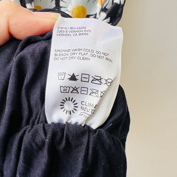 Reformation Tiel knit dress in Desert Daisy, Navy/ white, Size S - Picture 5 of 7